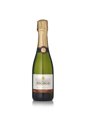 Nicolo Brut Reserve Champagne NV Half Bottle 37.5cl